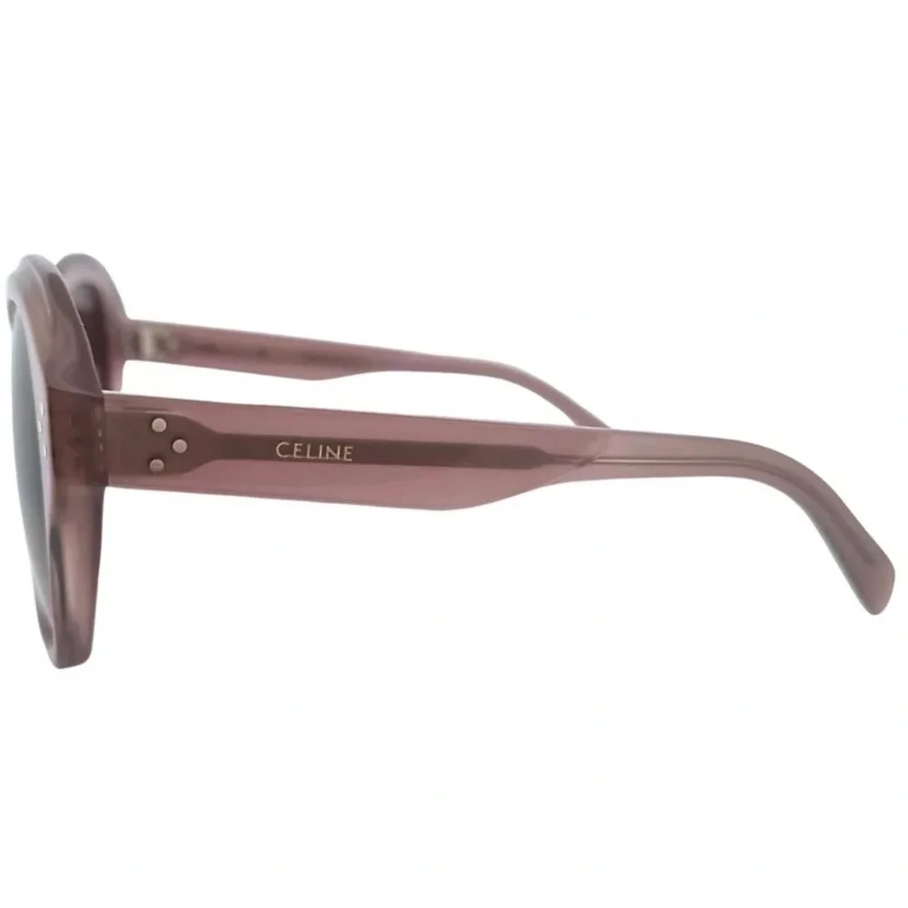 Celine Mauve/Brown Gradient Oversized Round Sunglasses - Picture 4 of 4